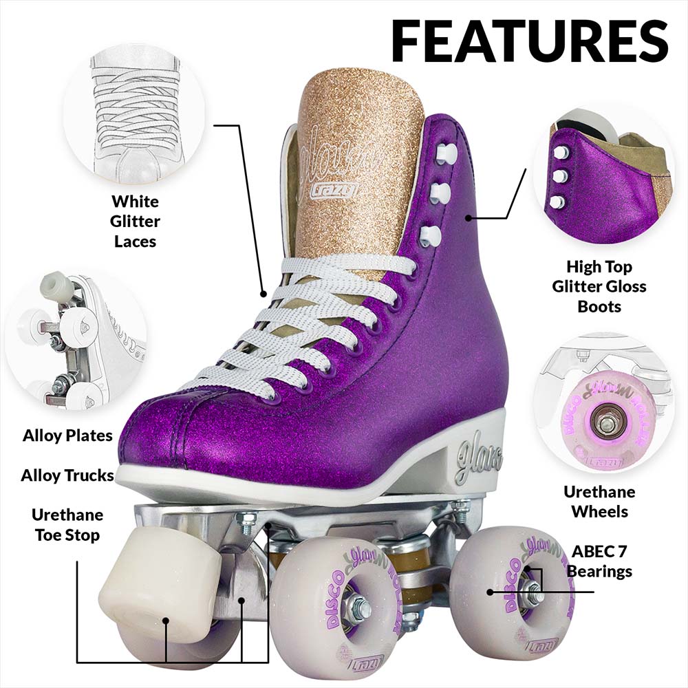 GLAM Purple - Rollschuhe