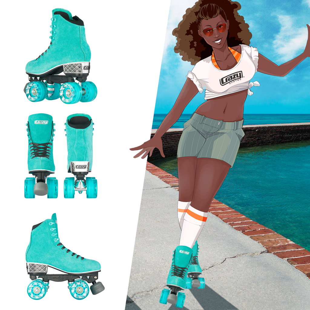 Warehouse Deal | EVOKE Teal - Rollschuh-Katelier