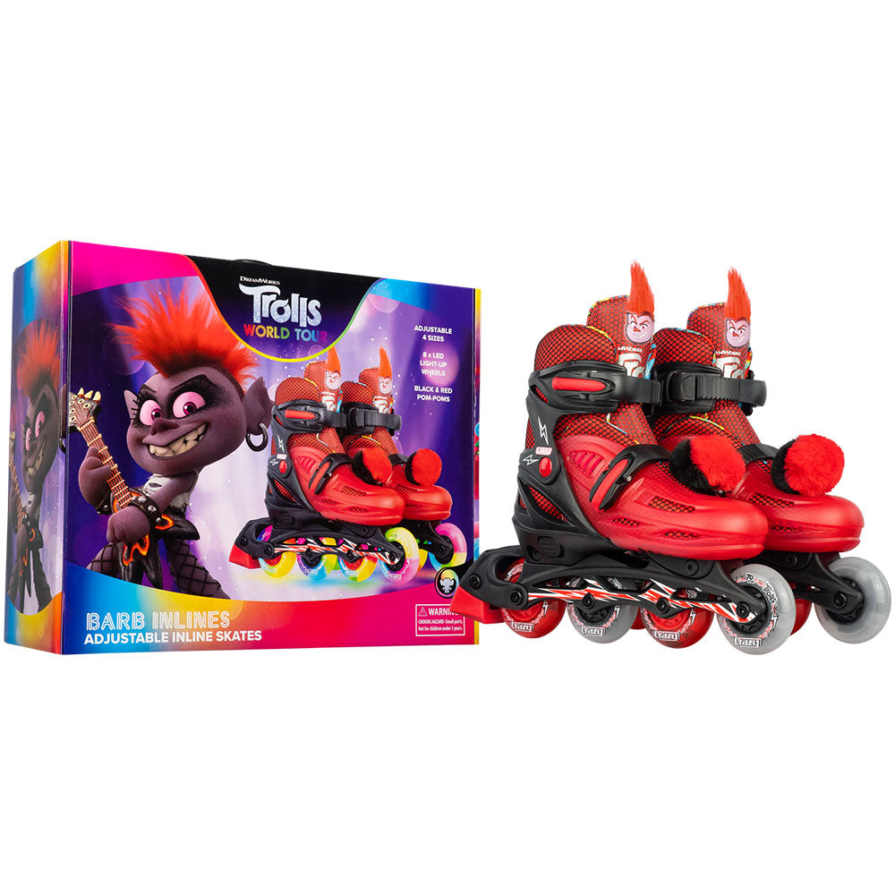 Warehouse Deal | TROLLS Barb - Größe einstellbare Inline Skates