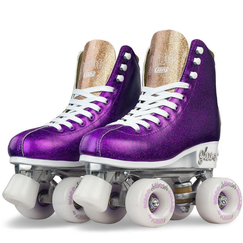 GLAM Purple - Größe verstellbare Rollschuhe