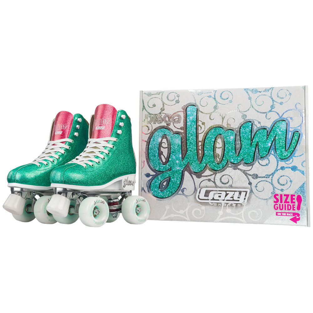 GLAM Teal - Größe verstellbare Rollschuhe