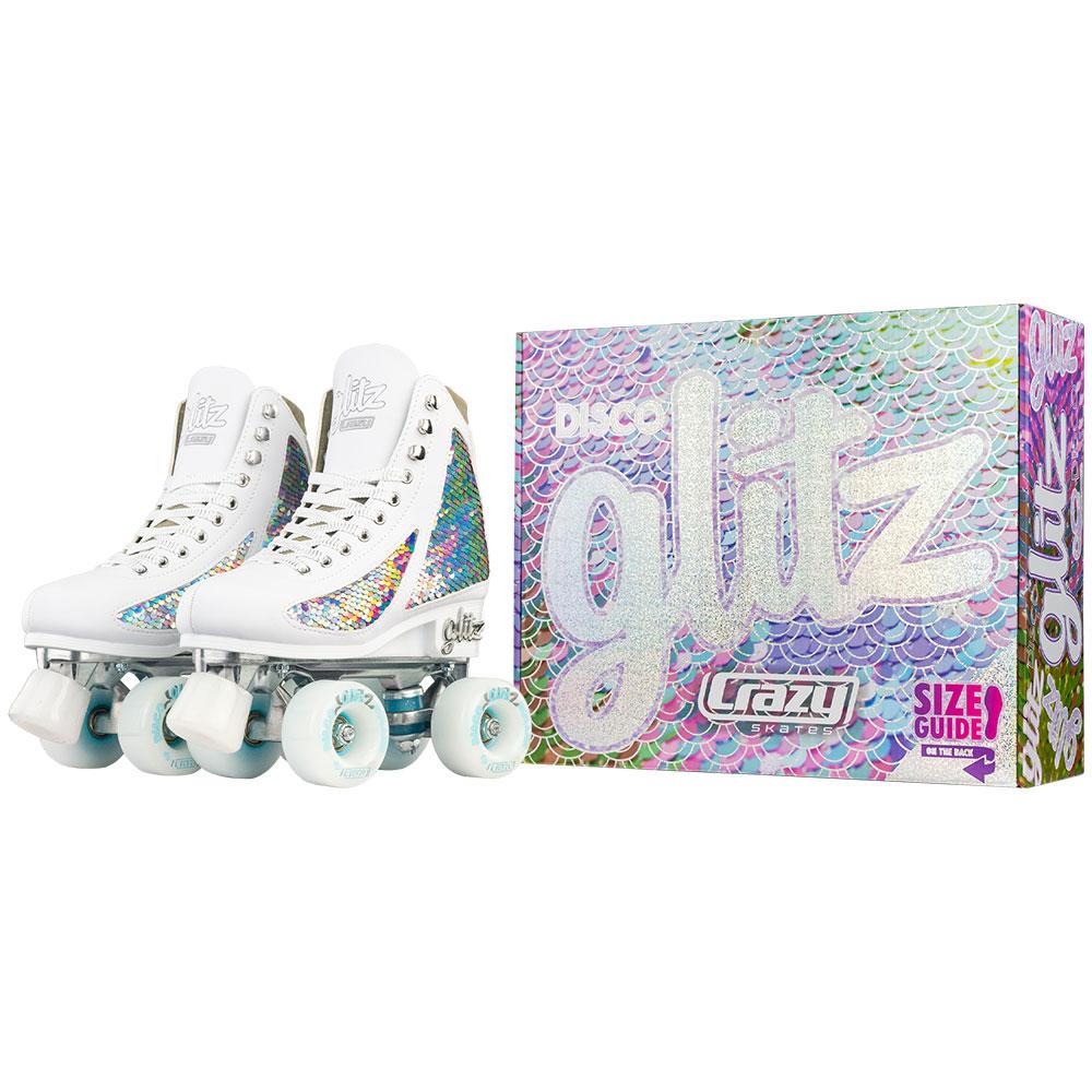 Warehouse Deal | GLITZ Diamond - Größe einstellbare Meerjungfrau Rollschuh