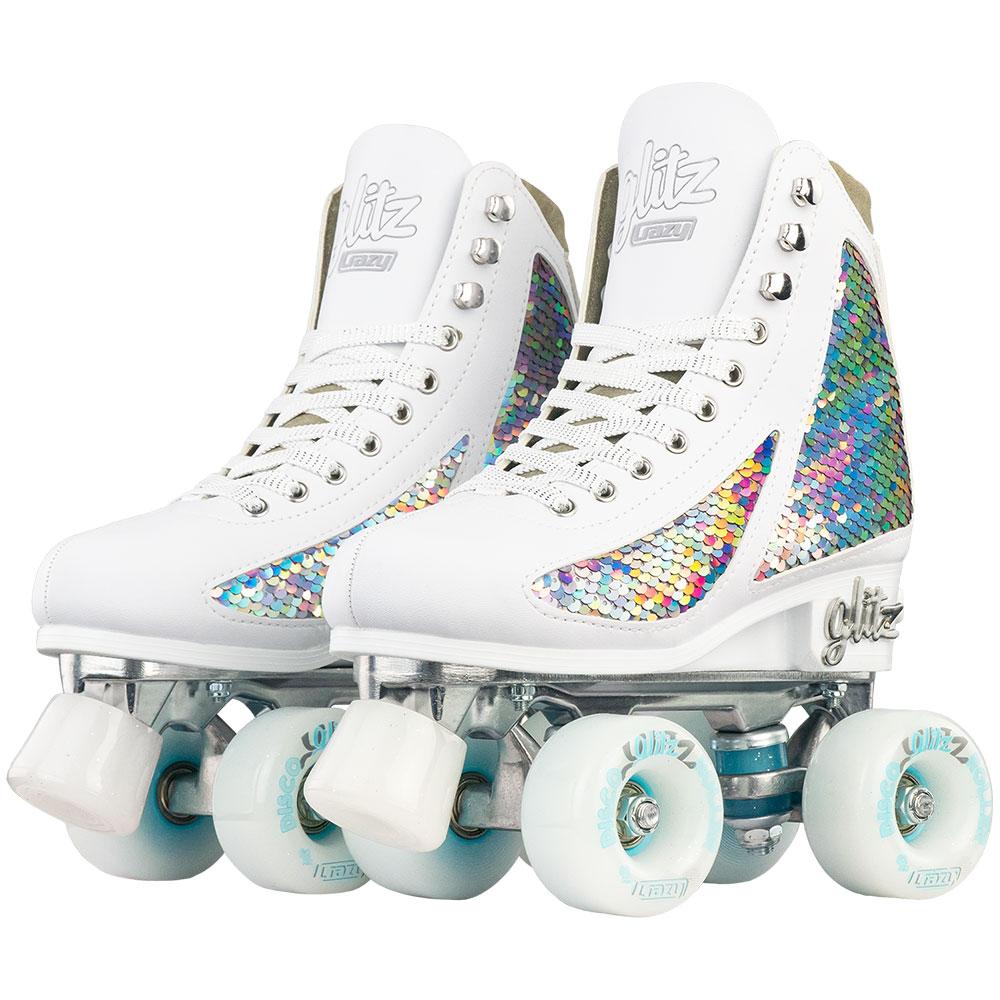 Warehouse Deal | GLITZ Diamond - Größe einstellbare Meerjungfrau Rollschuh