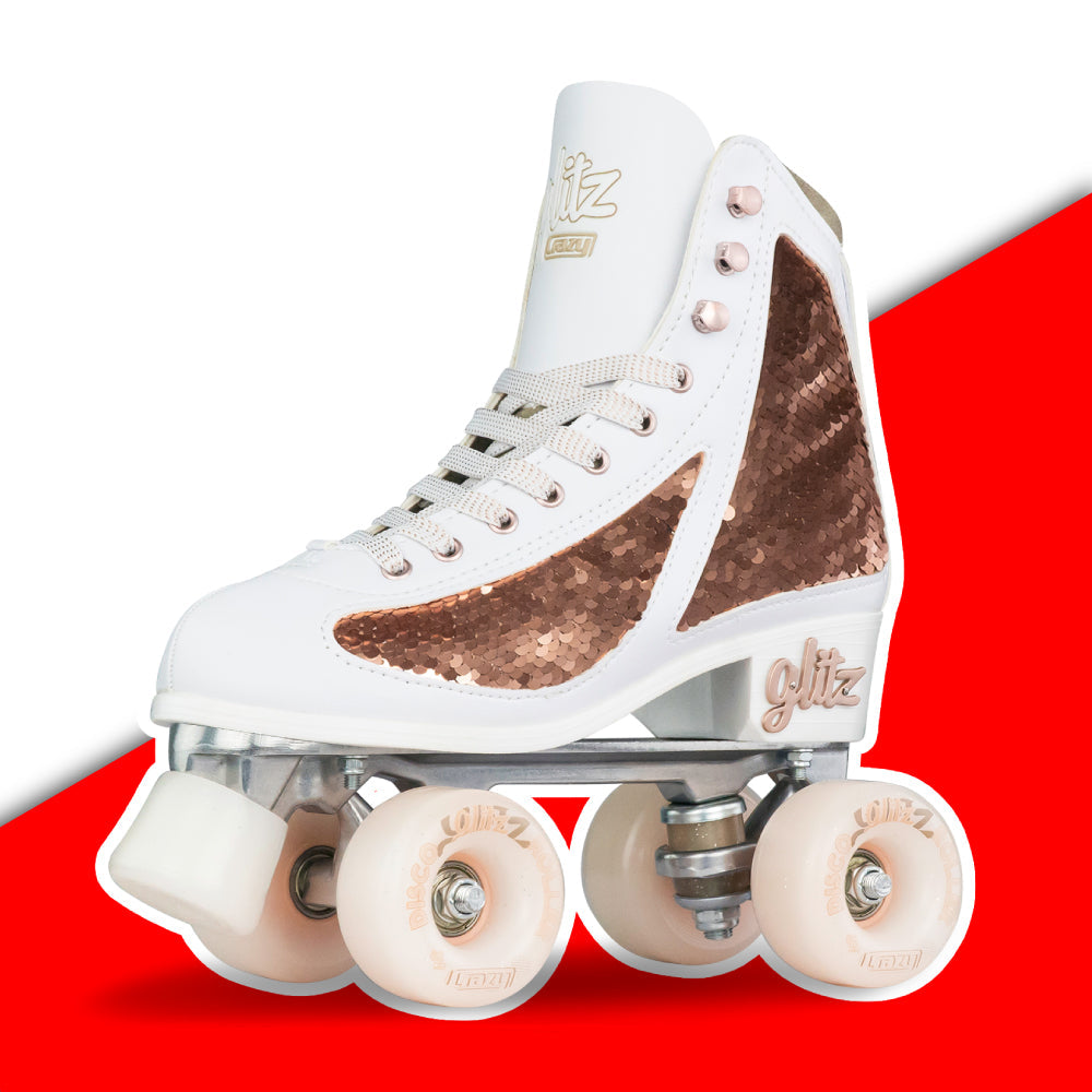 Warehouse Deal | GLITZ Rose Gold - Rollschuh-Kate