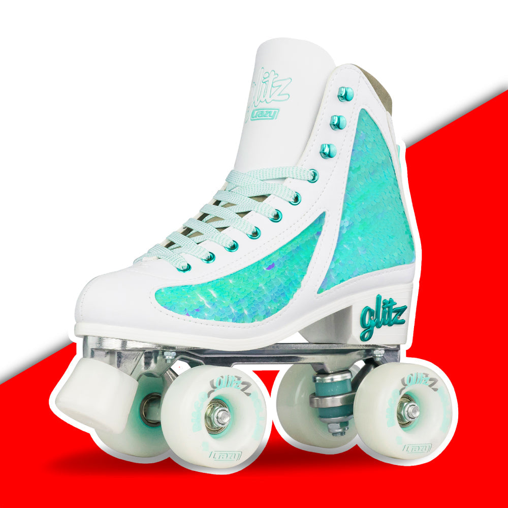 Warehouse Deal | GLITZ Turquoise - Rollschuh-Katelier