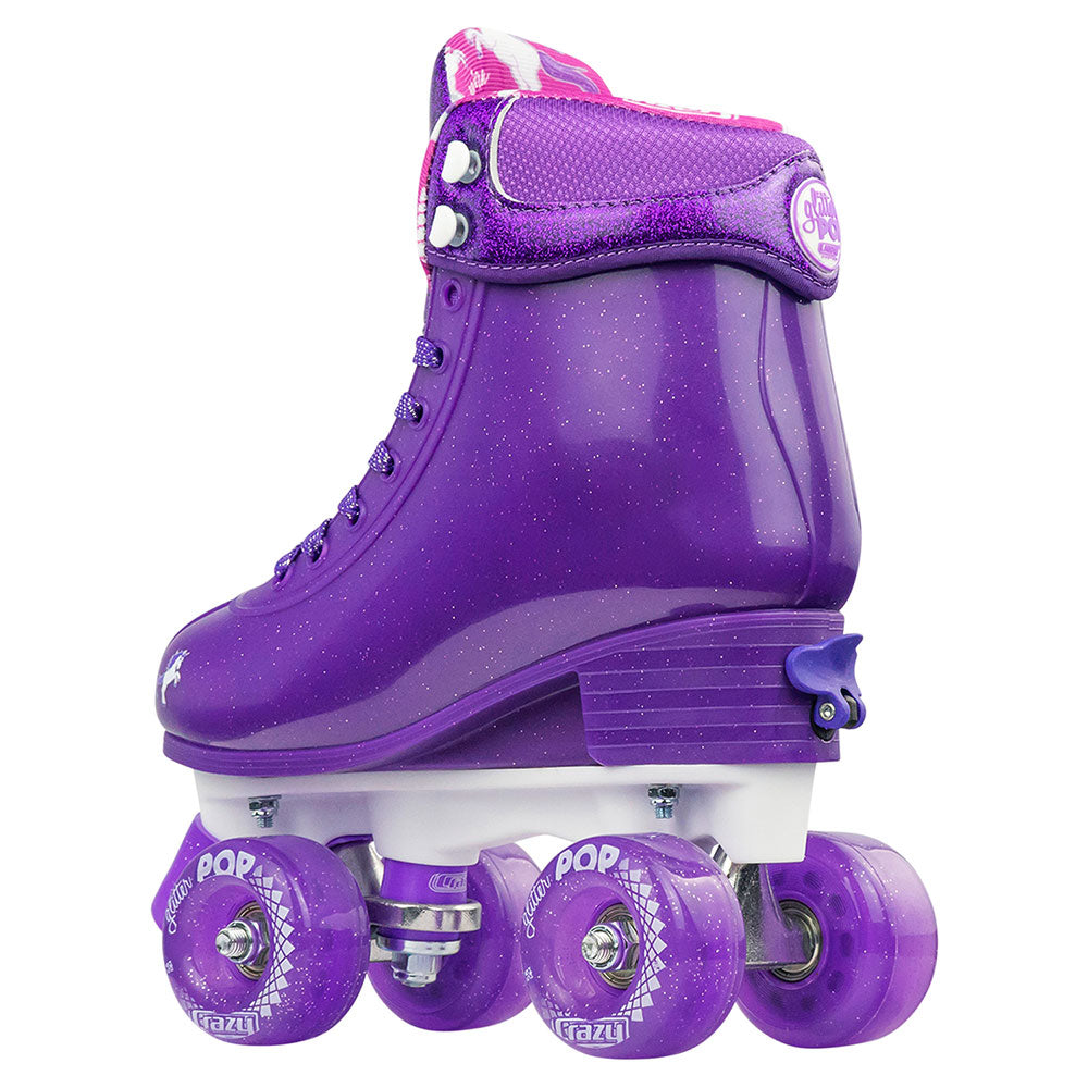 Warehouse Deal | GLITTER POP Purple - Größe verstellbar Rollschuh