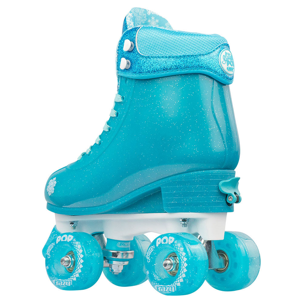 Warehouse Deal | GLITTER POP Teal - Größe verstellbar Rollschuh