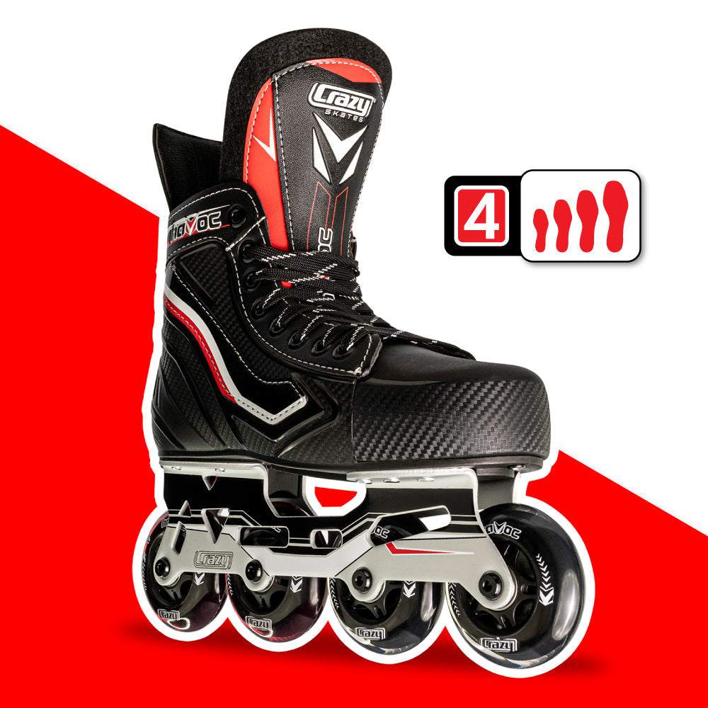 Warehouse Deal | HAVOC - Größe einstellbare Hockey-Inline-Skates