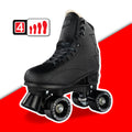 Warehouse Deal | POP Black - Größe einstellbare Quad Roller Skates