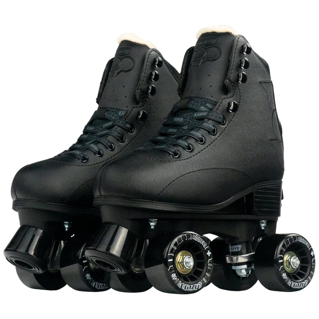 Warehouse Deal | POP Black - Größe einstellbare Quad Roller Skates