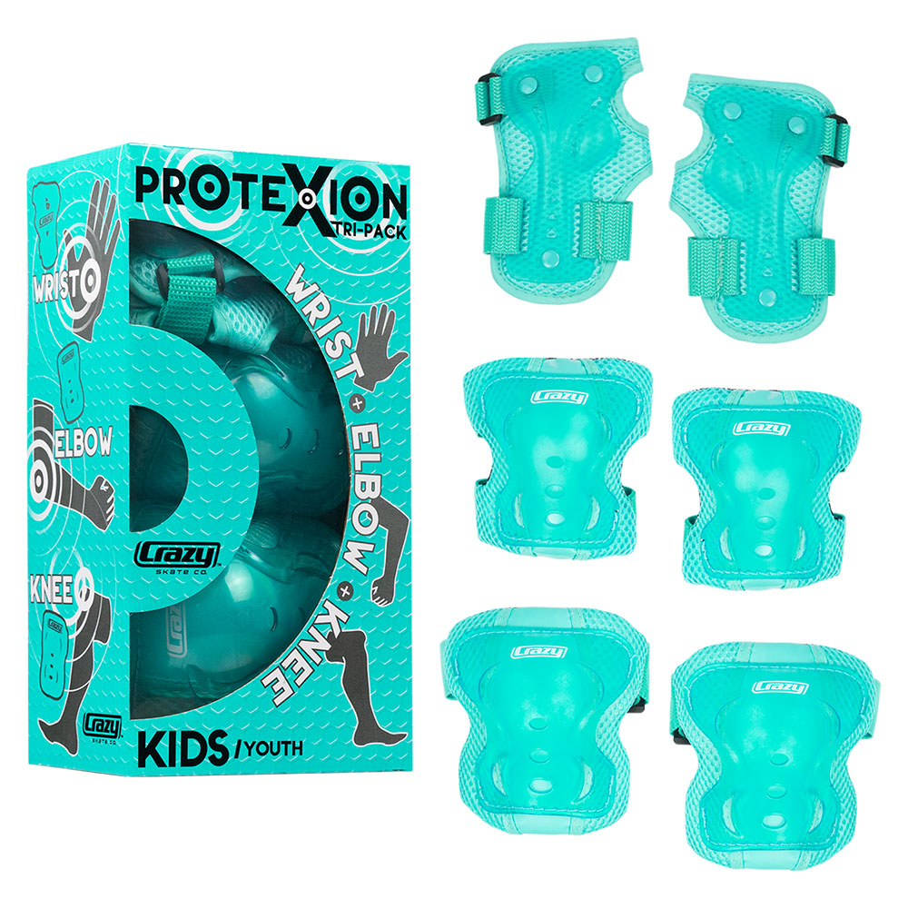 Teal PROTEXION Sicherheitspolster - Knie, Handgelenk & Ellenbogen