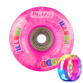 illumin8 Pink Glitter - LED Light Up Rollschuh-Quad-Räder