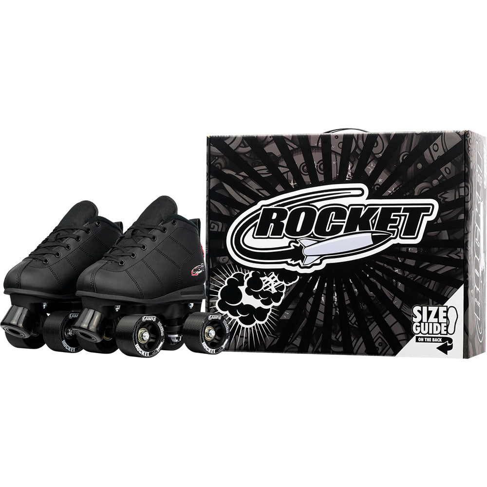 ROCKET JR Black - Rollschuh-Reisen