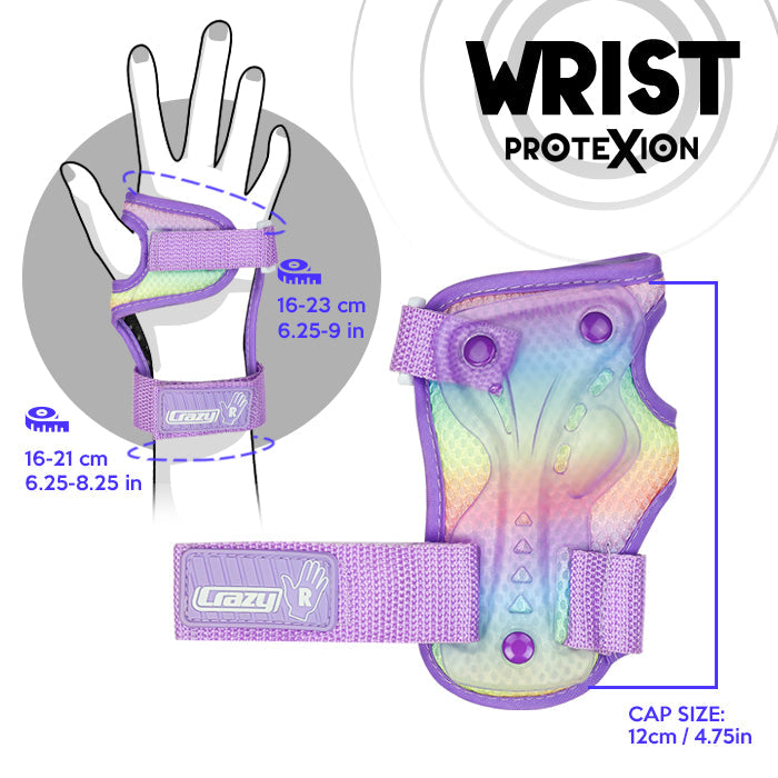 Rainbow PROTEXION Sicherheitspolster - Knie, Handgelenk & Ellenbogen