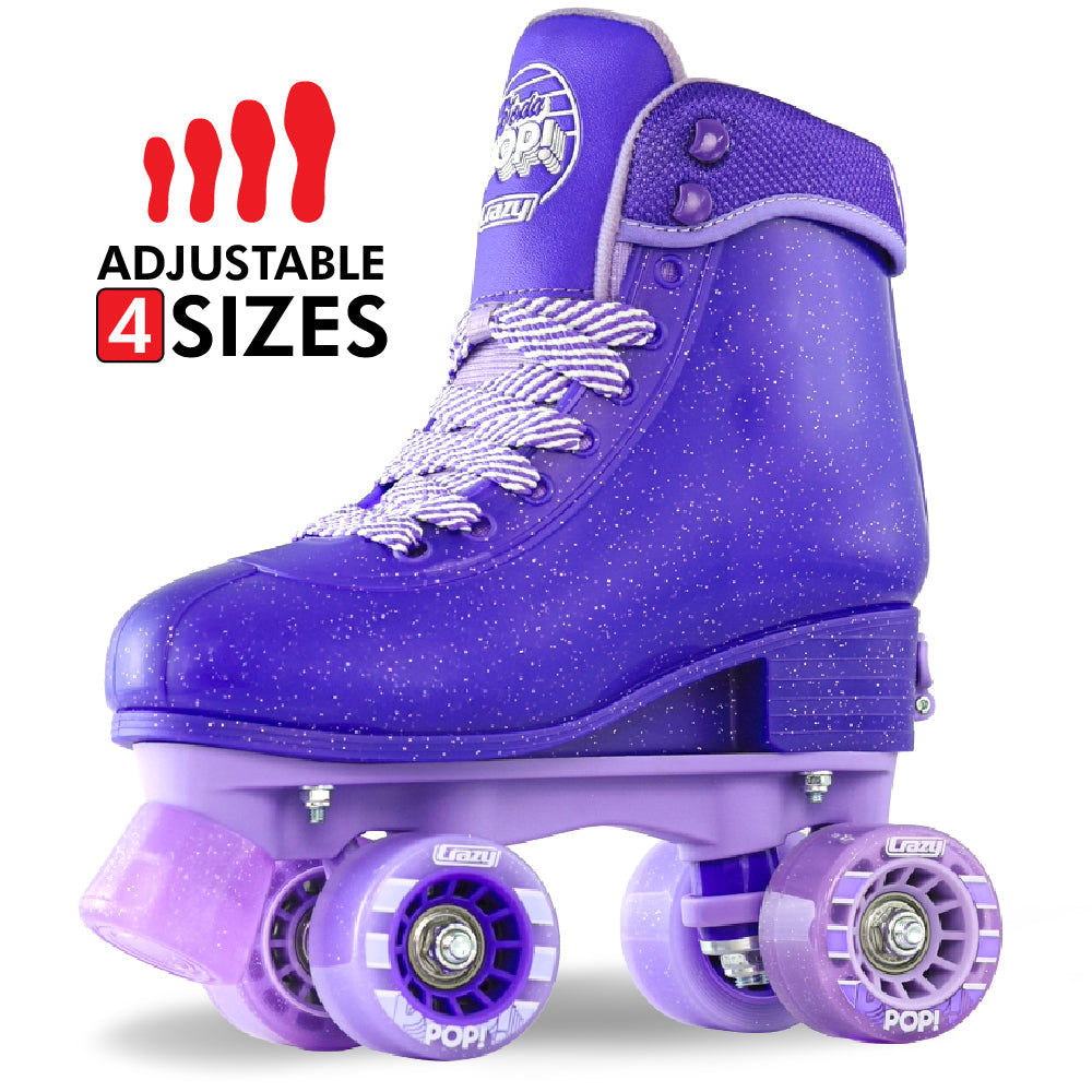 SODA POP Go Go Grape - Größe verstellbare Rollschuhe