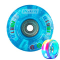 illumin8 Teal Glitter - LED Light Up Rollschuh-Quad-Räder