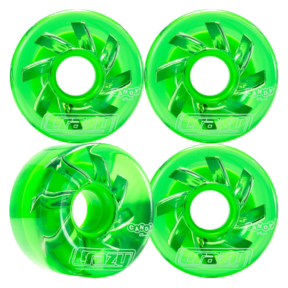 WHEEL CANDY - Grün | Lime - 4/pack