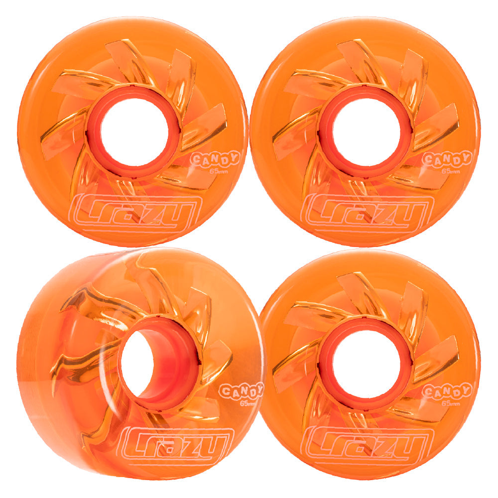 WHEEL CANDY - Orange | Orange - 4/Pack