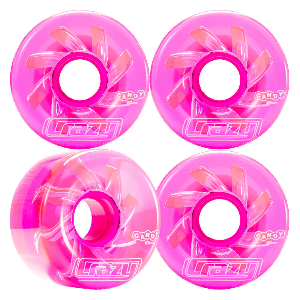 WHEEL CANDY - Pink | Erdbeeren - 4/Pack