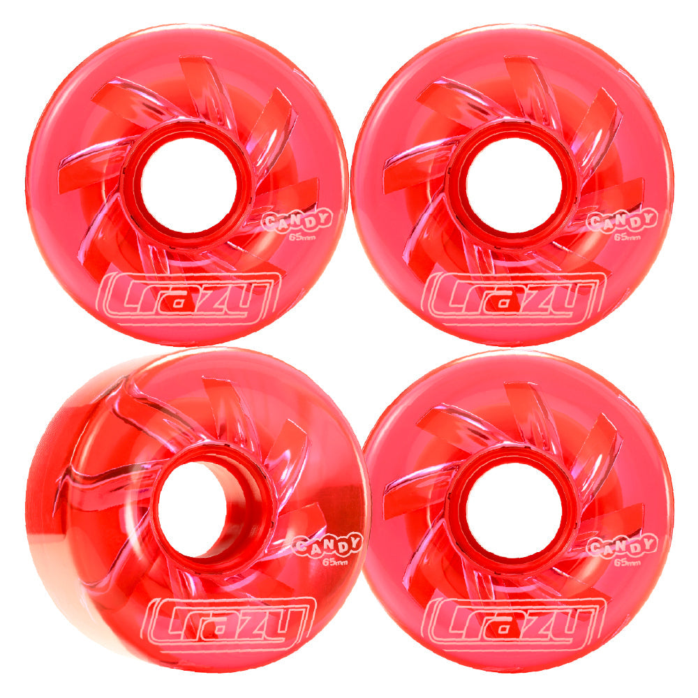 WHEEL CANDY - Rot | Cherry - 4/Pack