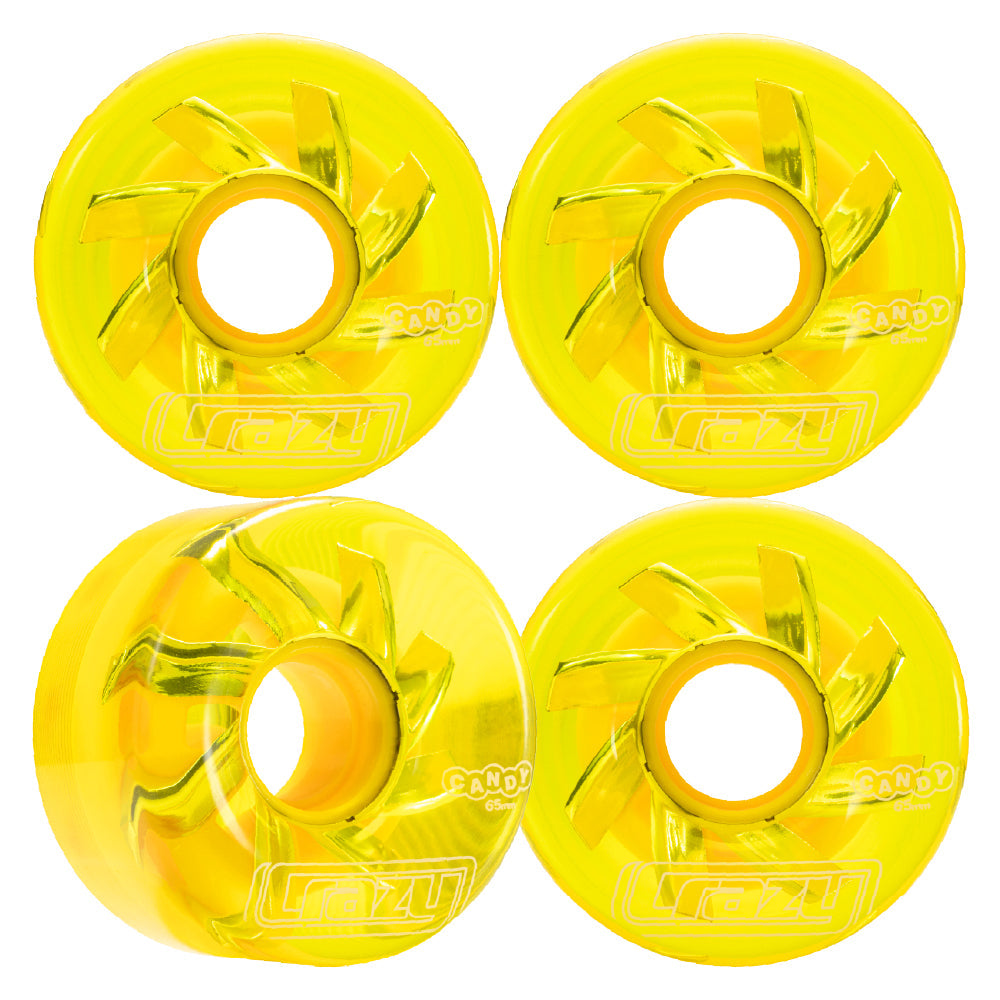 WHEEL CANDY - Gelb | Zitrone - 4/Pack