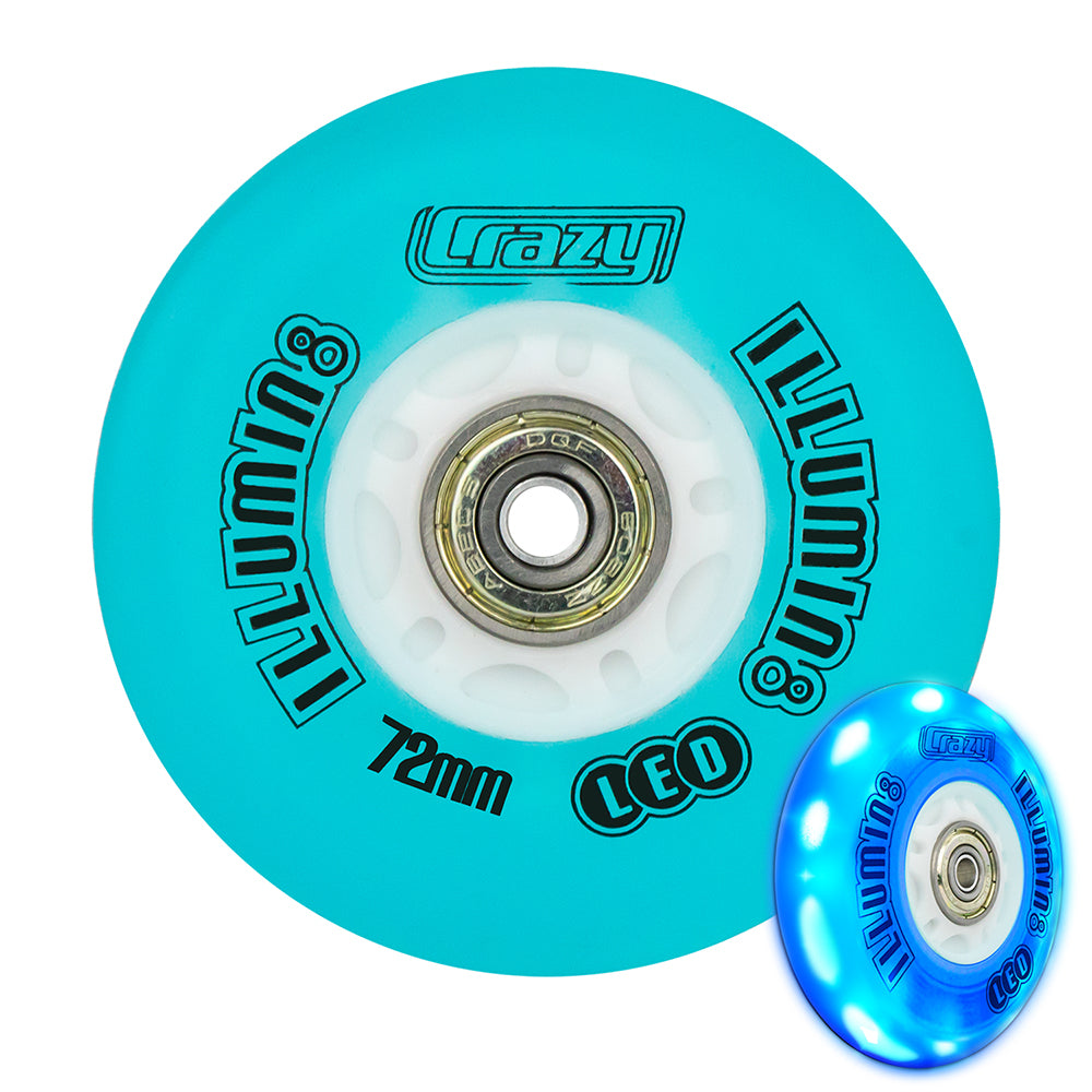 illumin8 LED Light Up Wheel - Blau