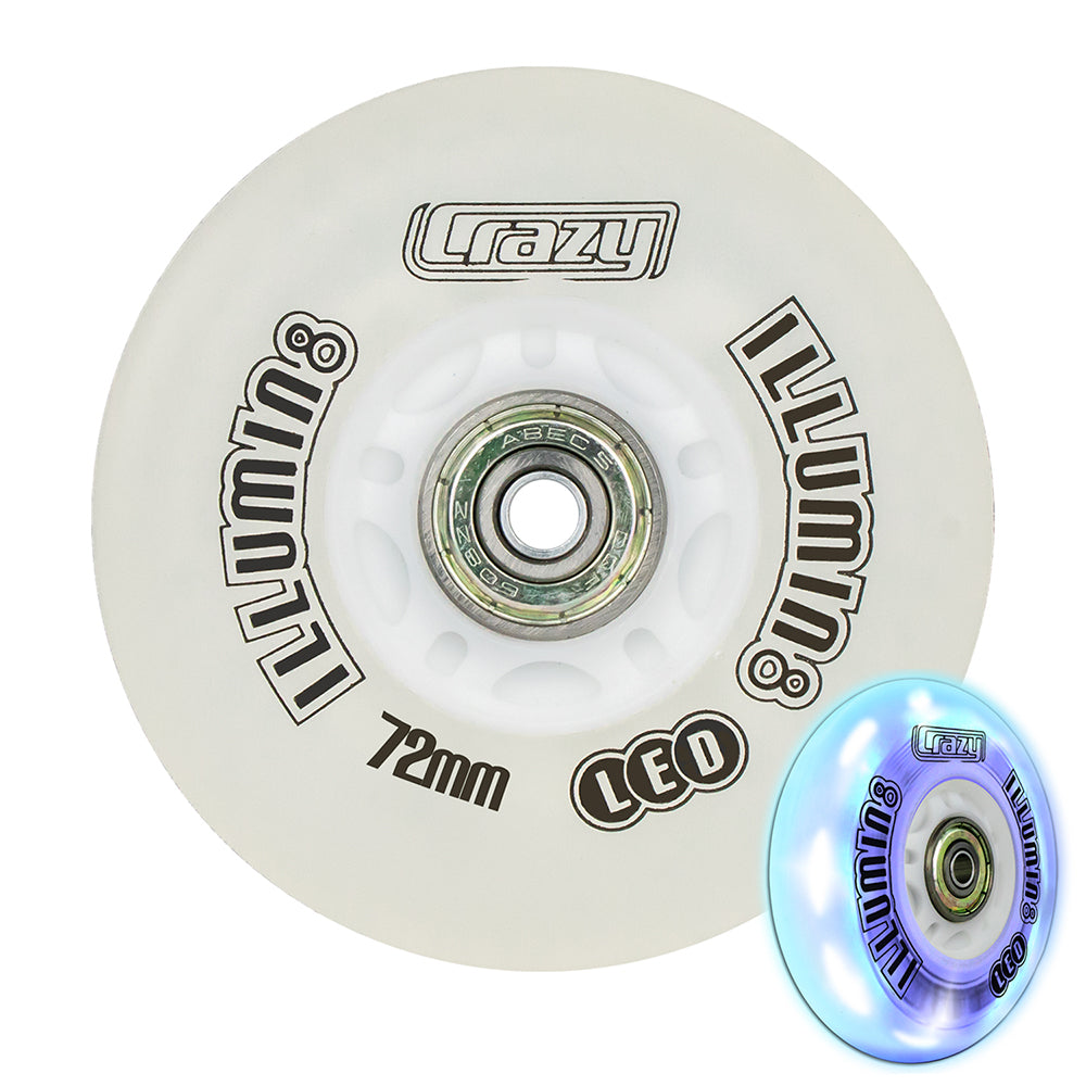 illumin8 LED Light Up Wheel - Weiß
