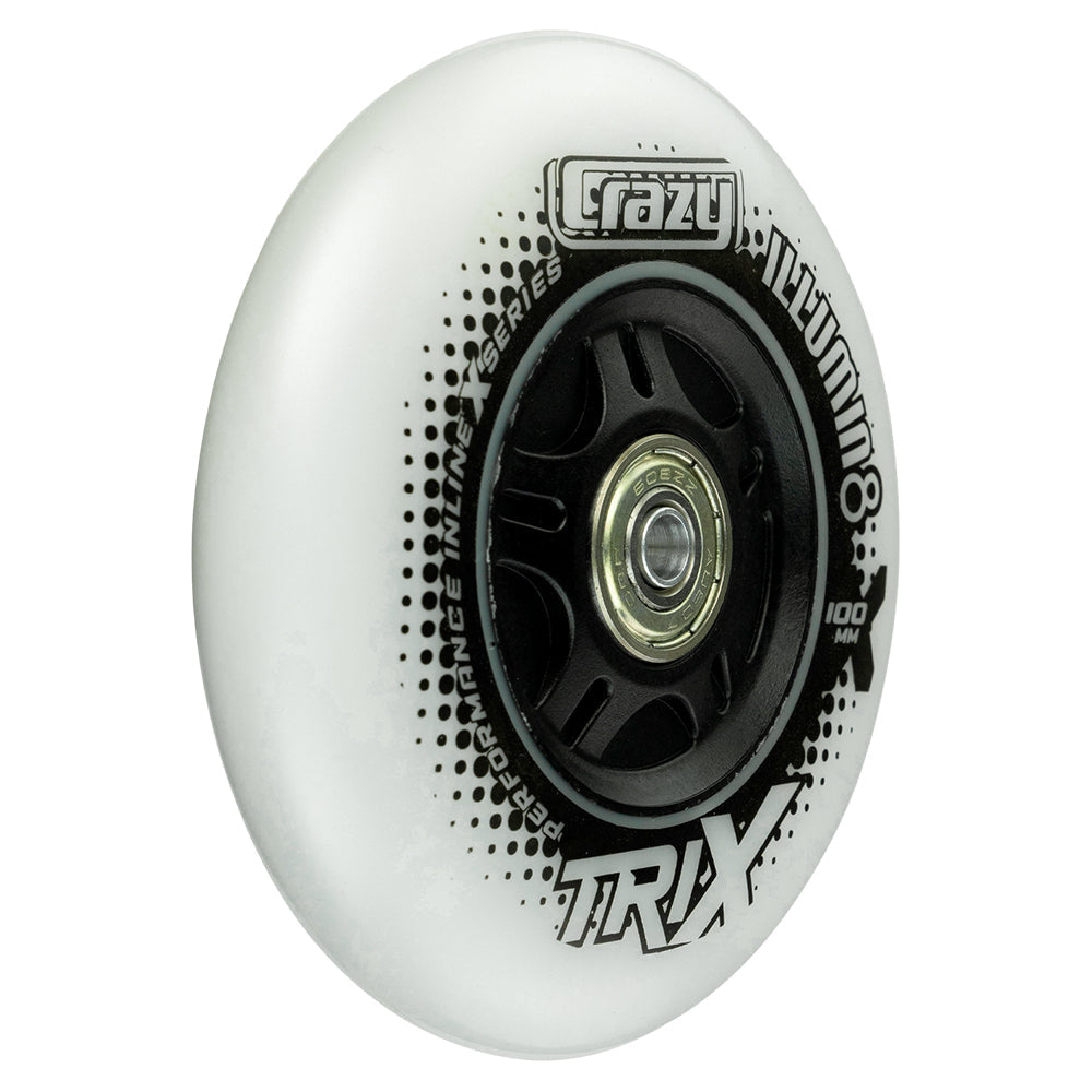 TRIX LED Light-Up Inline Wheels - Schwarz