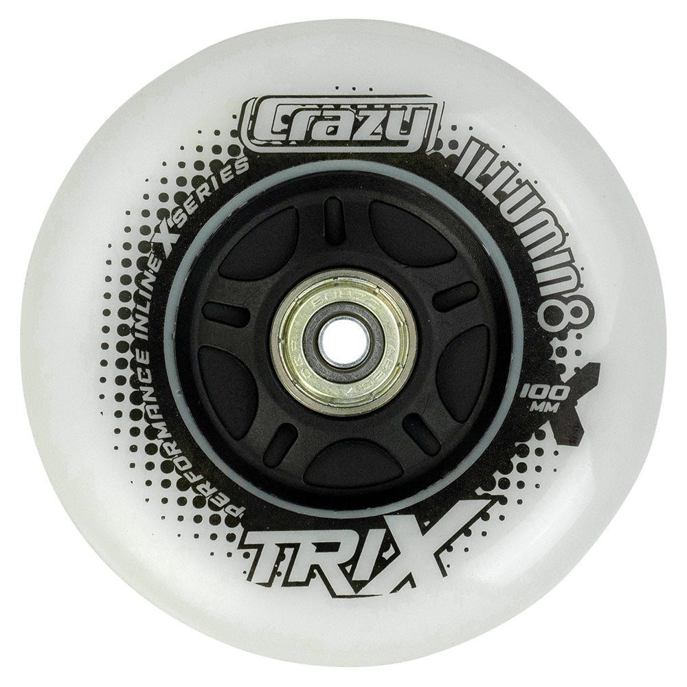 TRIX LED Light-Up Inline Wheels - Schwarz