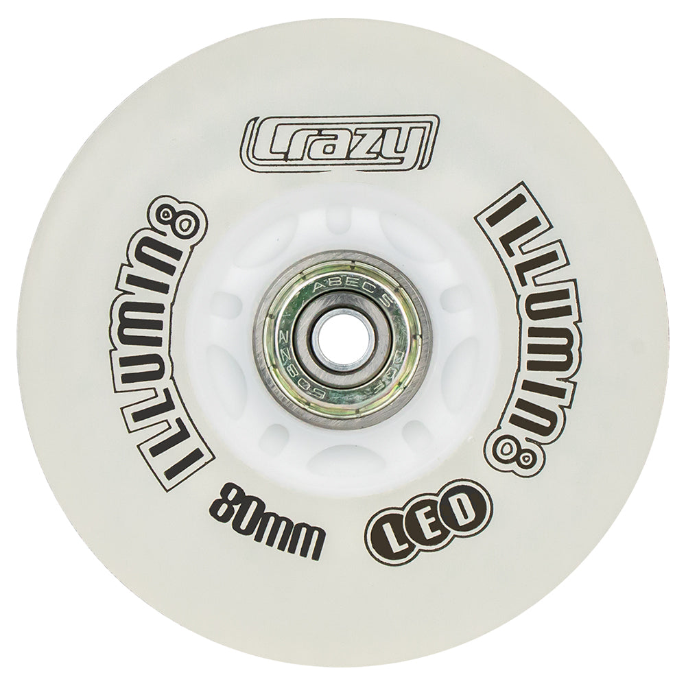 illumin8 LED Light Up Wheel - Weiß
