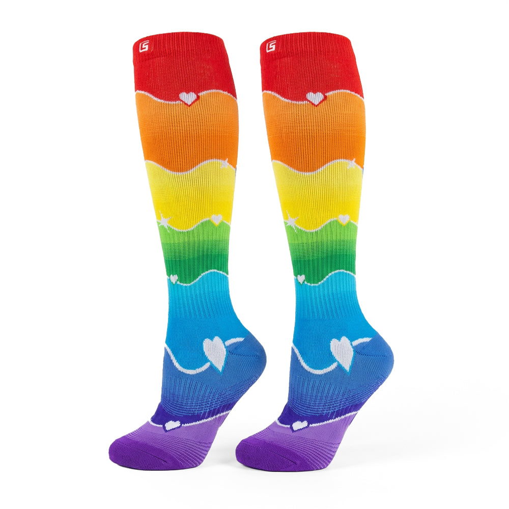 RAINBOW WAVES | Verrückte Socken