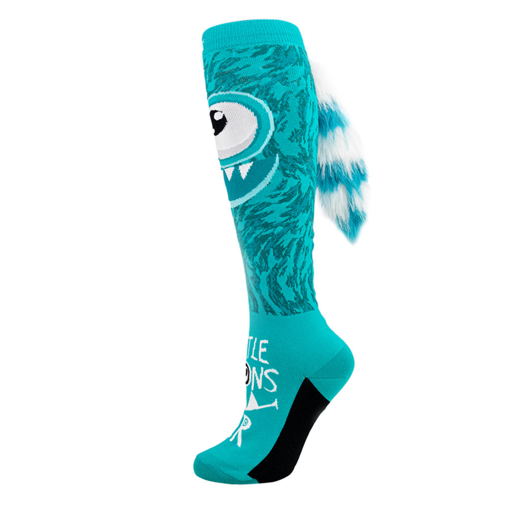 Little Monster Teal | Single Sock