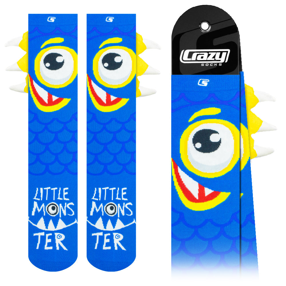 Little Monster Blue | Verrückte Socken