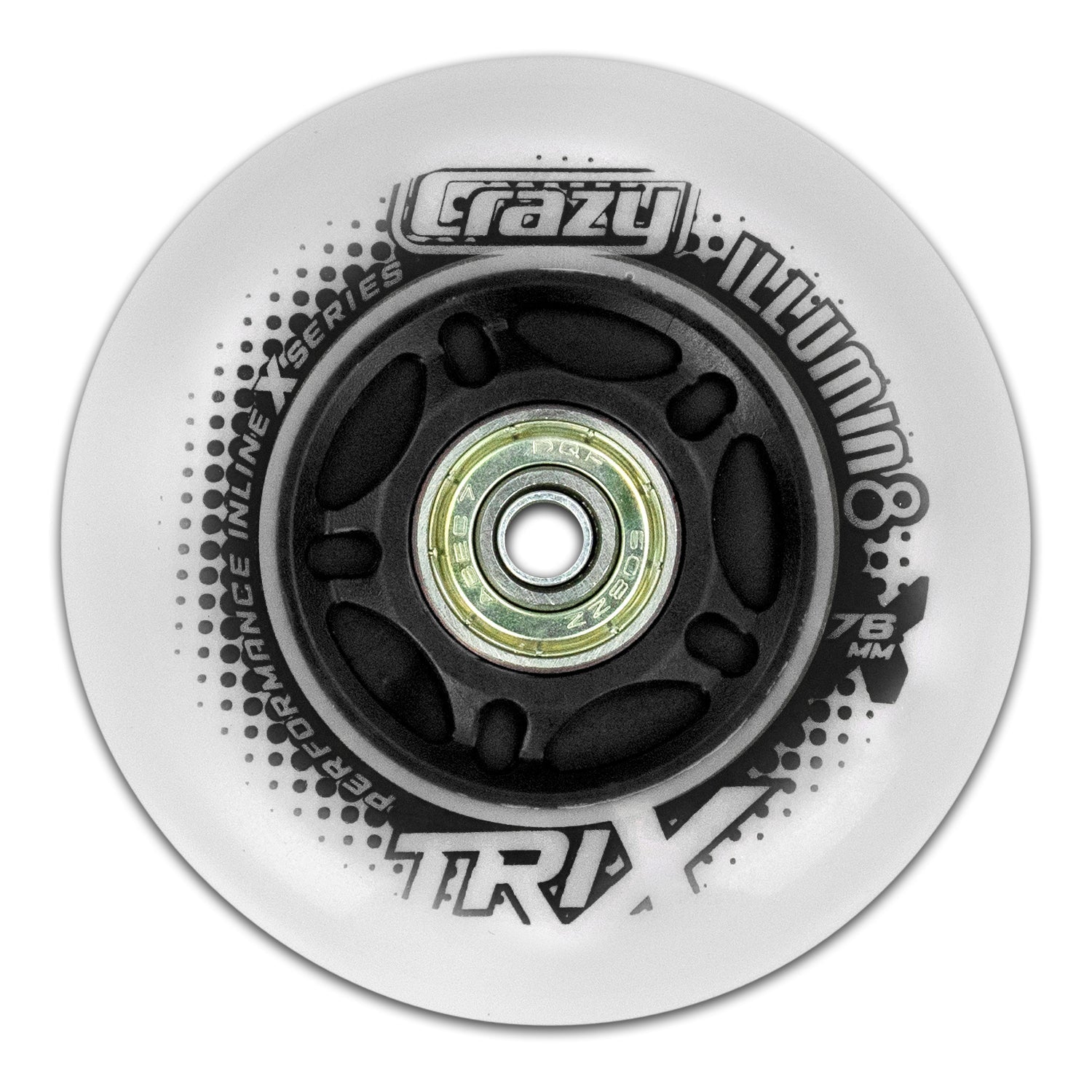 TRIX LED Light-Up Inline Wheels - Schwarz